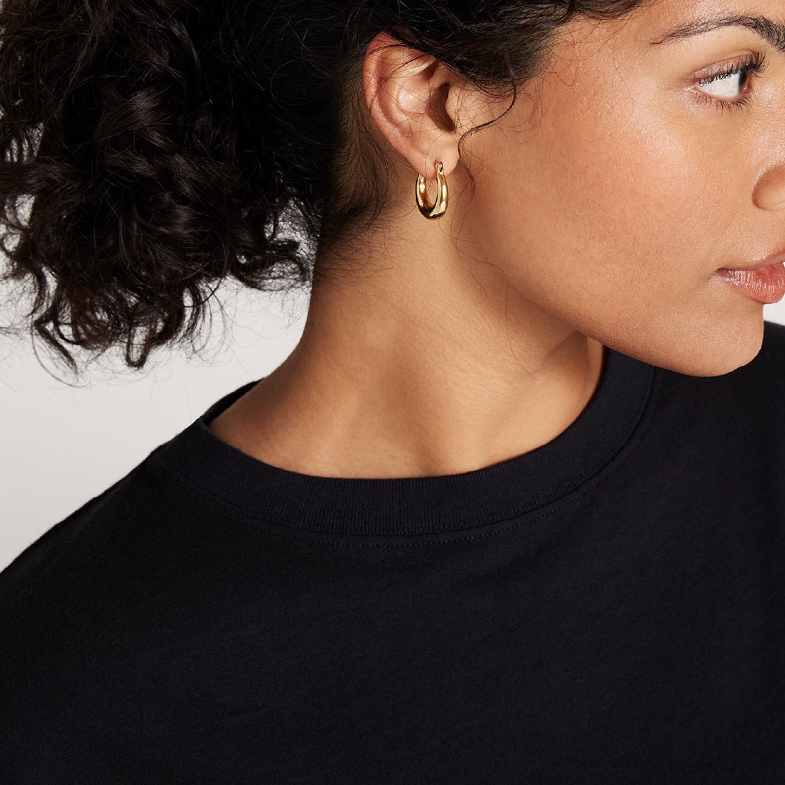 Women's Allgood Cotton Long Sleeve Tee - Natural Black