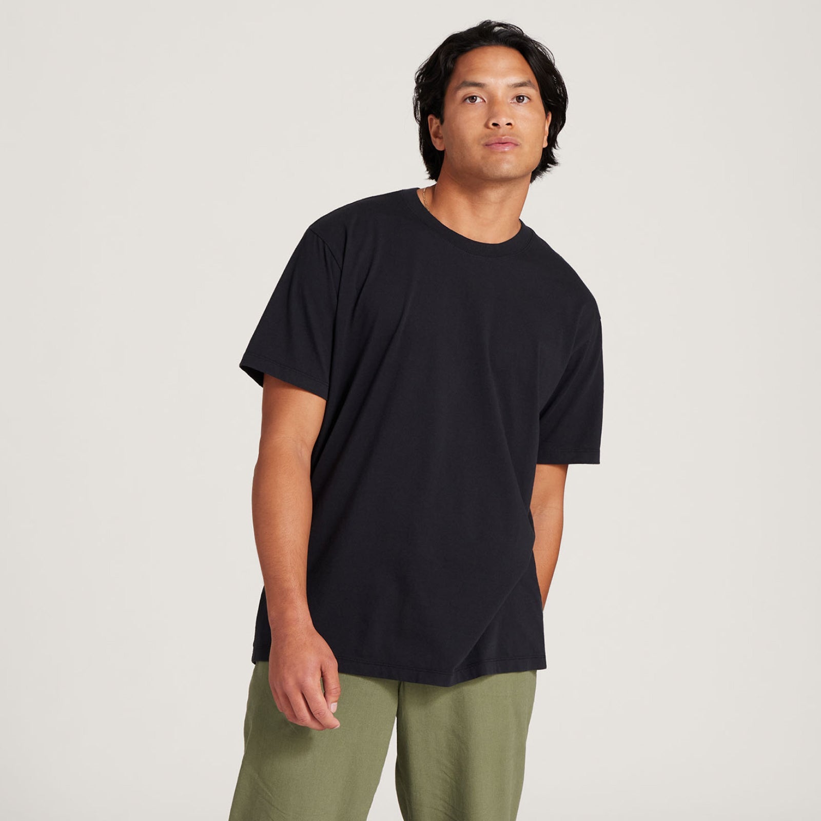 Men's Allgood Cotton Tee - Natural Black