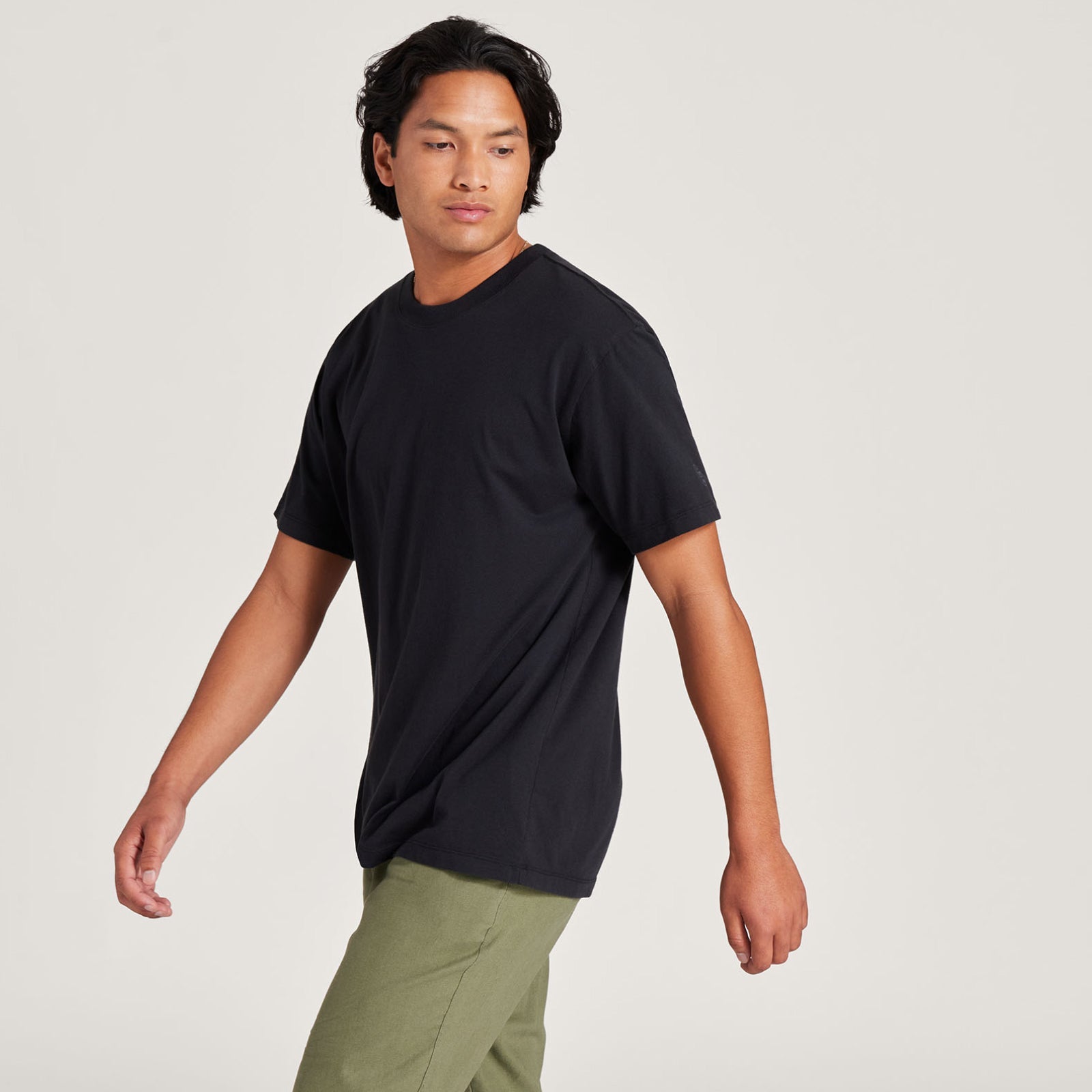 Men's Allgood Cotton Tee - Natural Black