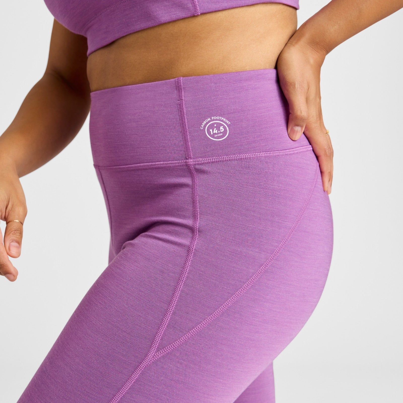 Women's Natural Legging - Lux Purple