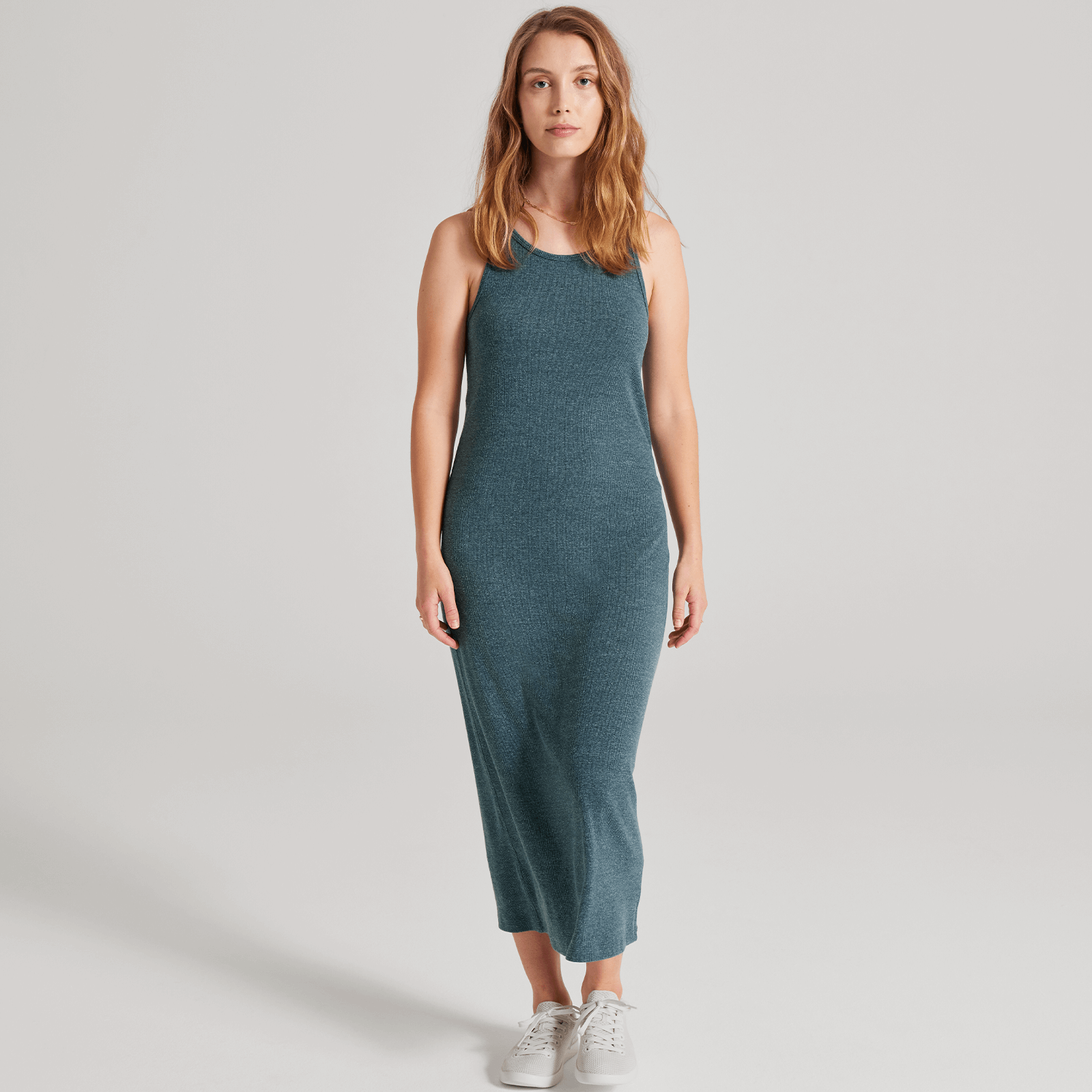 Women's Ribbed Dress - Lavender