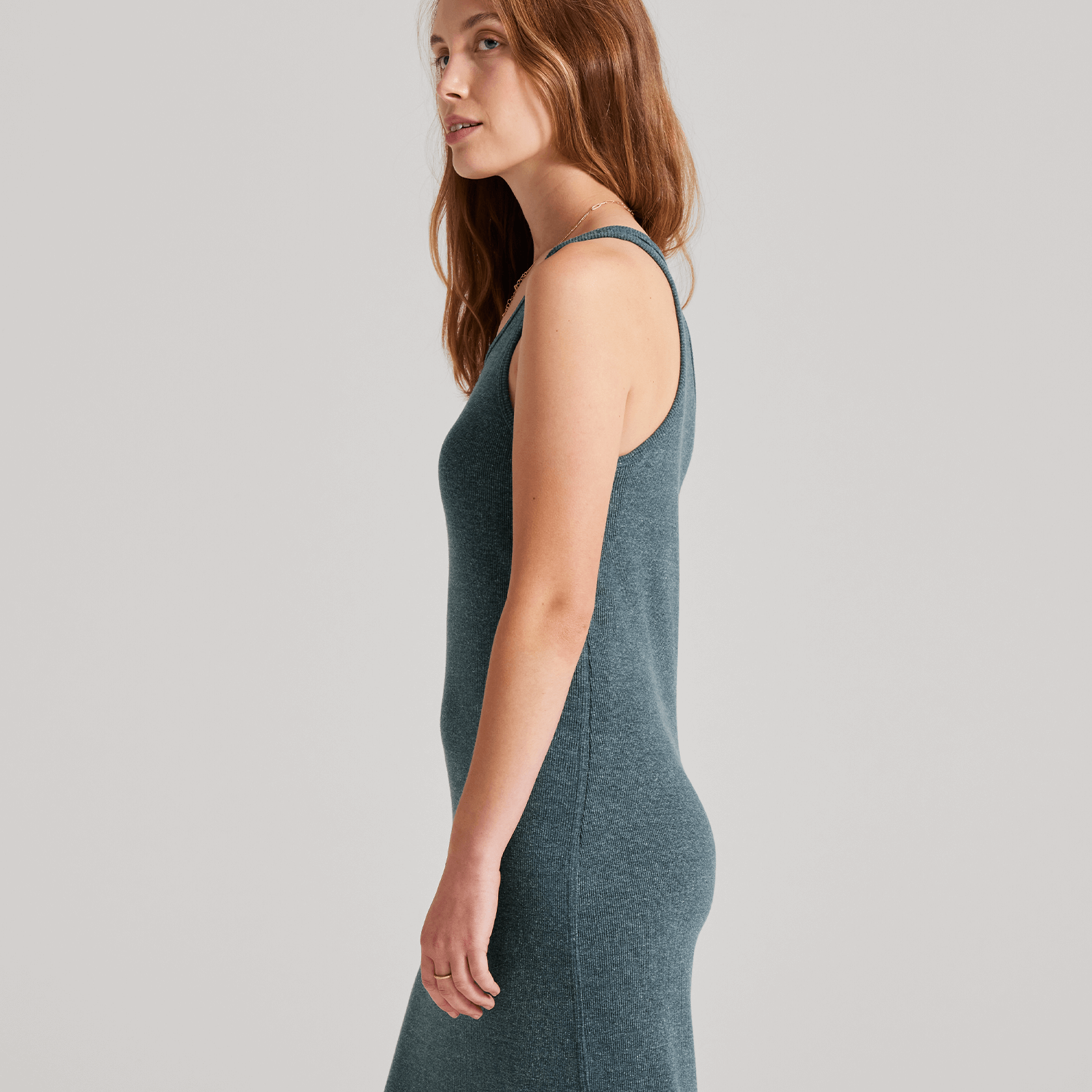 Women's Ribbed Dress - Lavender