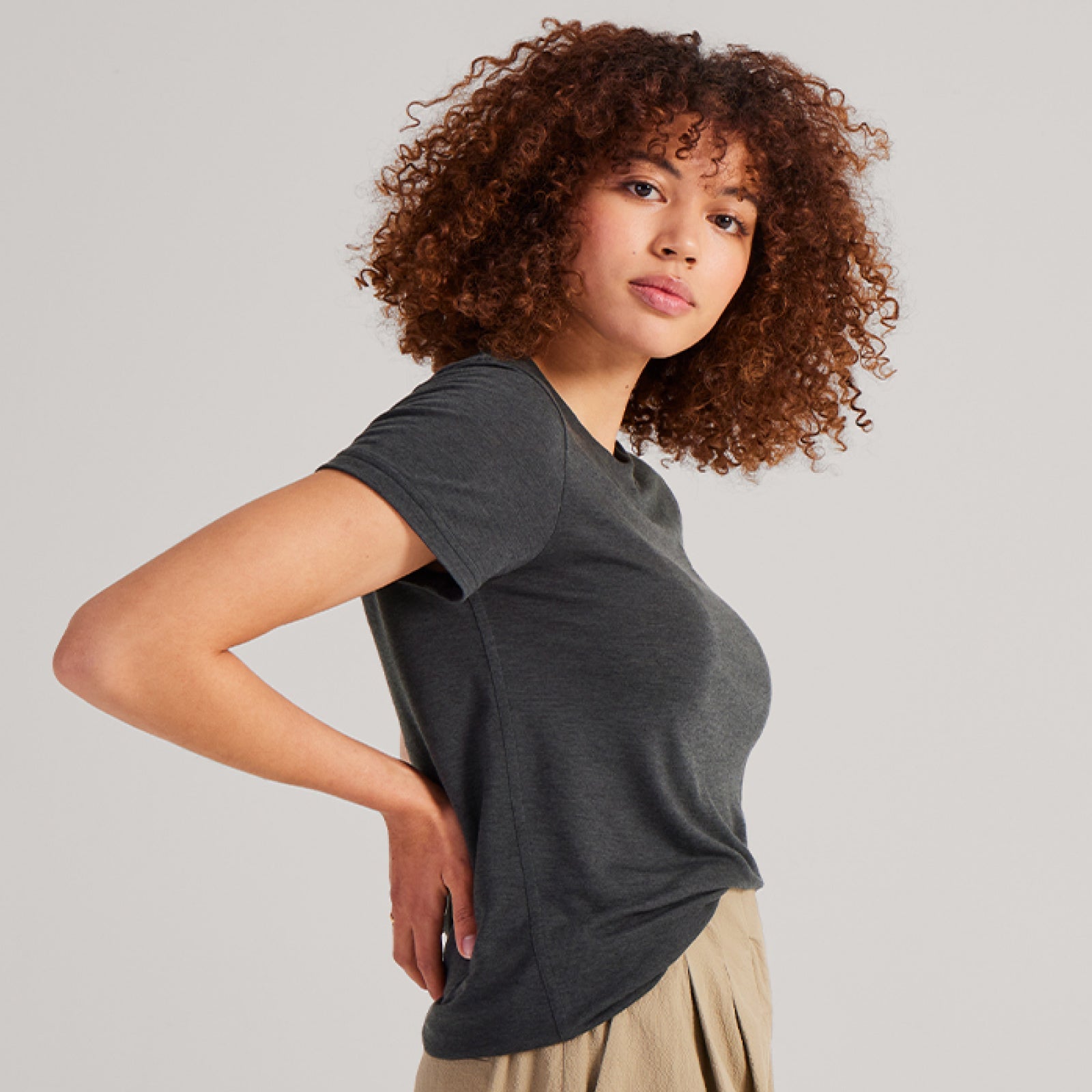 Women's Sea Tee - Classic Fit - Natural Grey