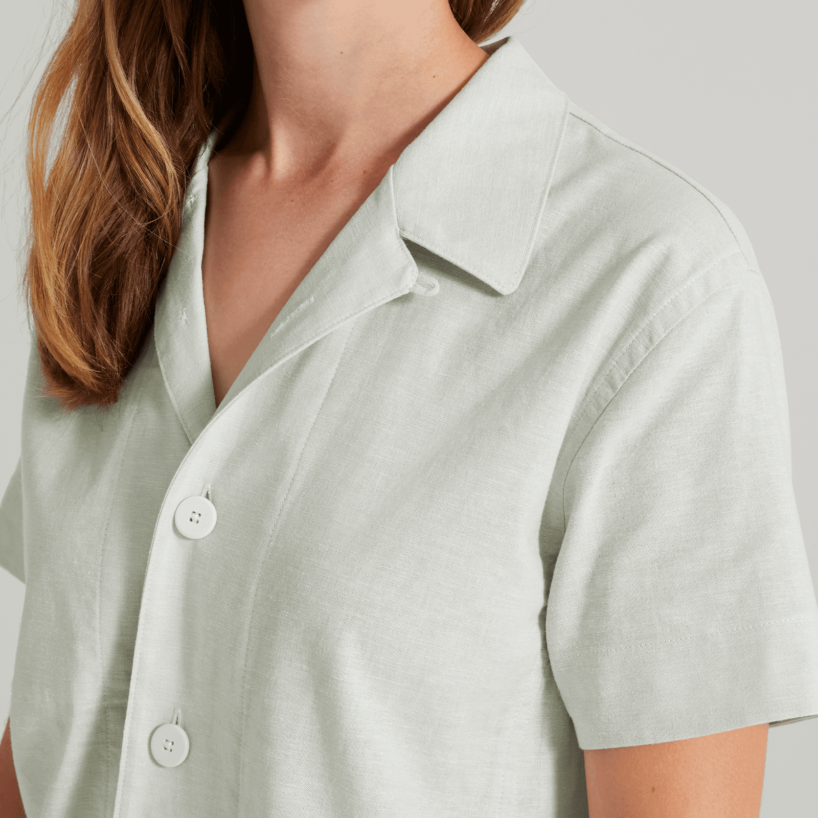 Women's Camp Shirt - Natural White