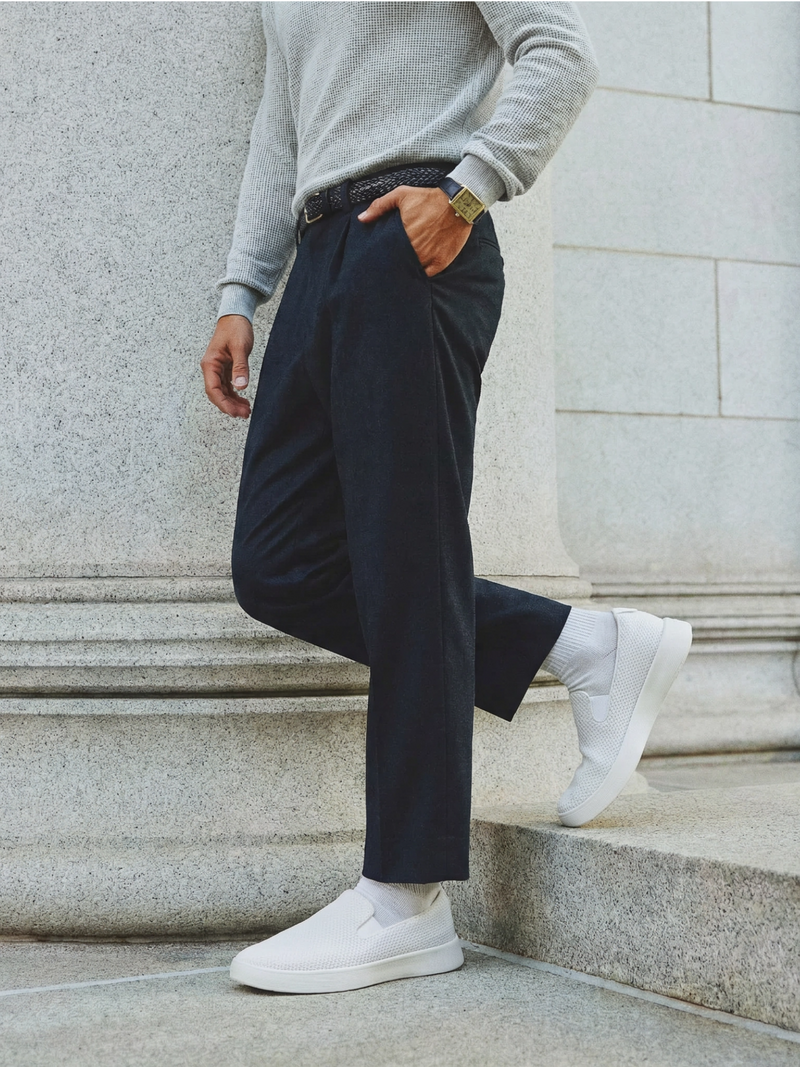 출근: 슬립온 하나로 깔끔하게.