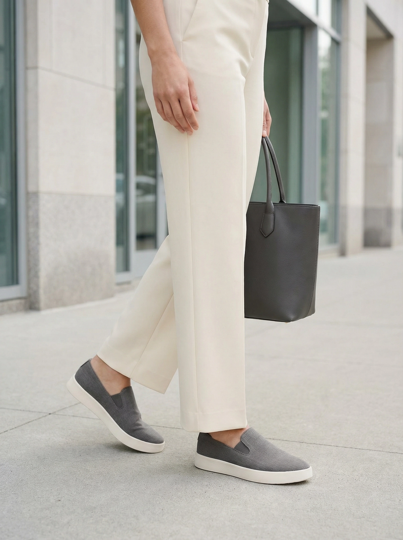 출근: 편한데 정돈된 느낌, 사무실에서도 자연스럽게.