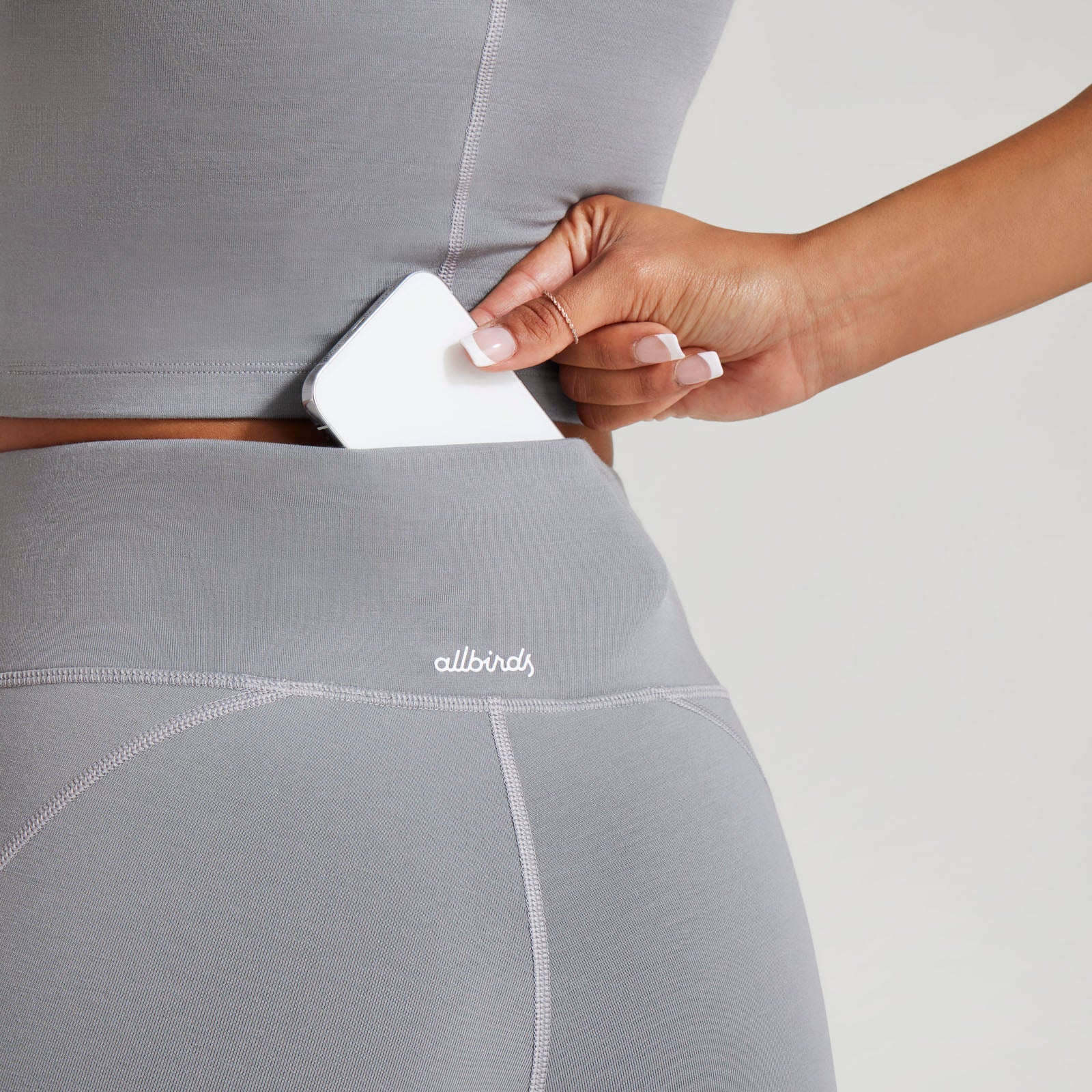 Women's Natural Bike Short - Medium Grey