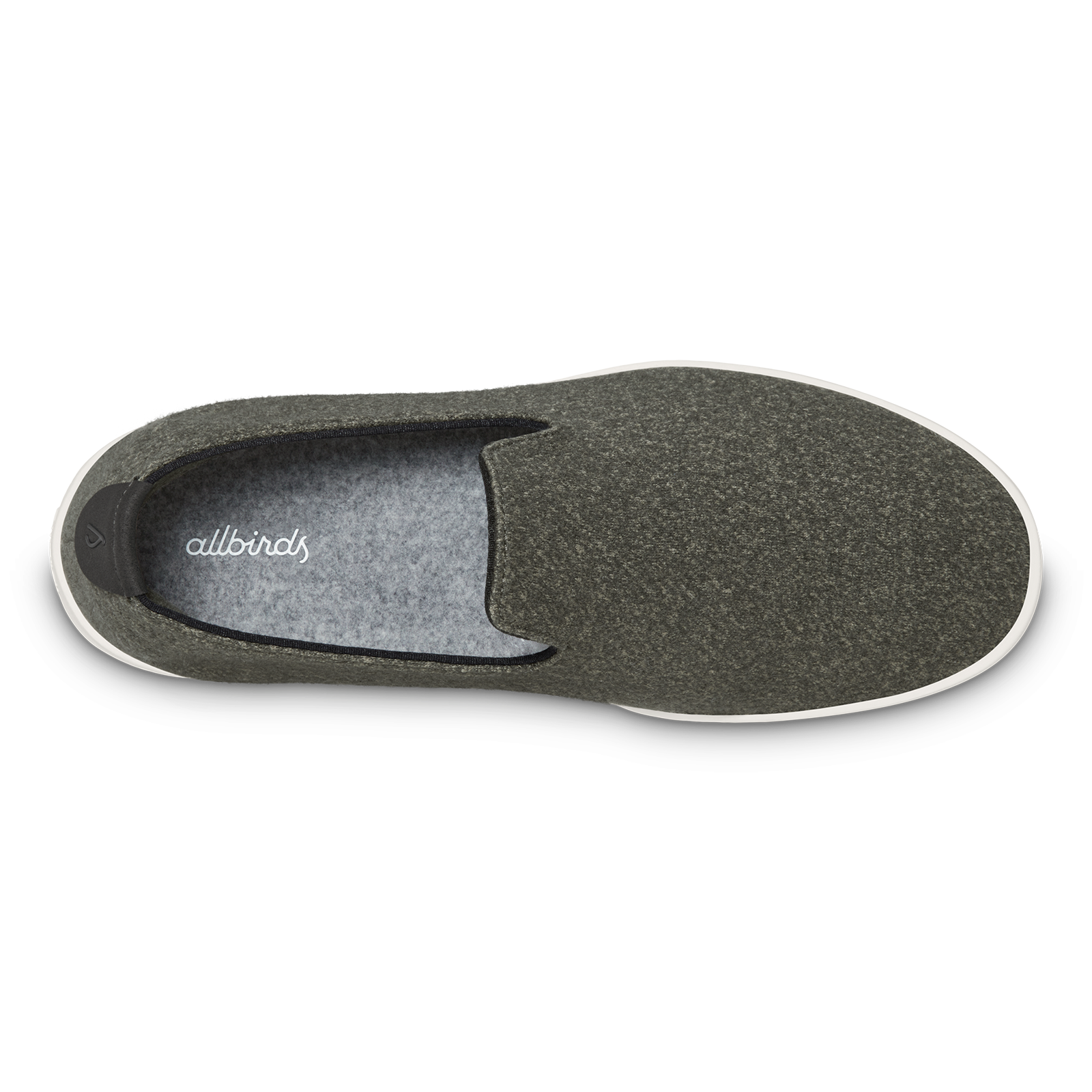 Men's Wool Loungers - Dark Jungle (Natural White Sole)