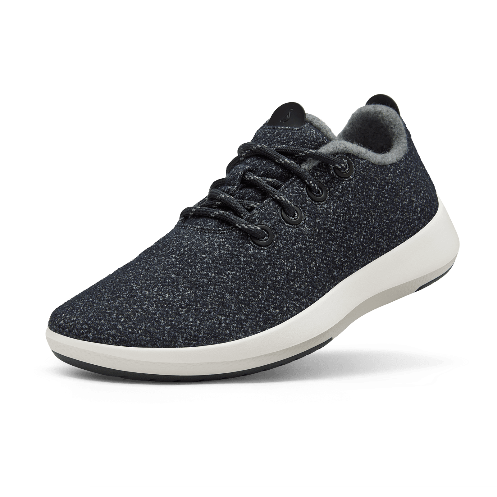 Men's Wool Runner Mizzles - Dark Grey (Natural White Sole)