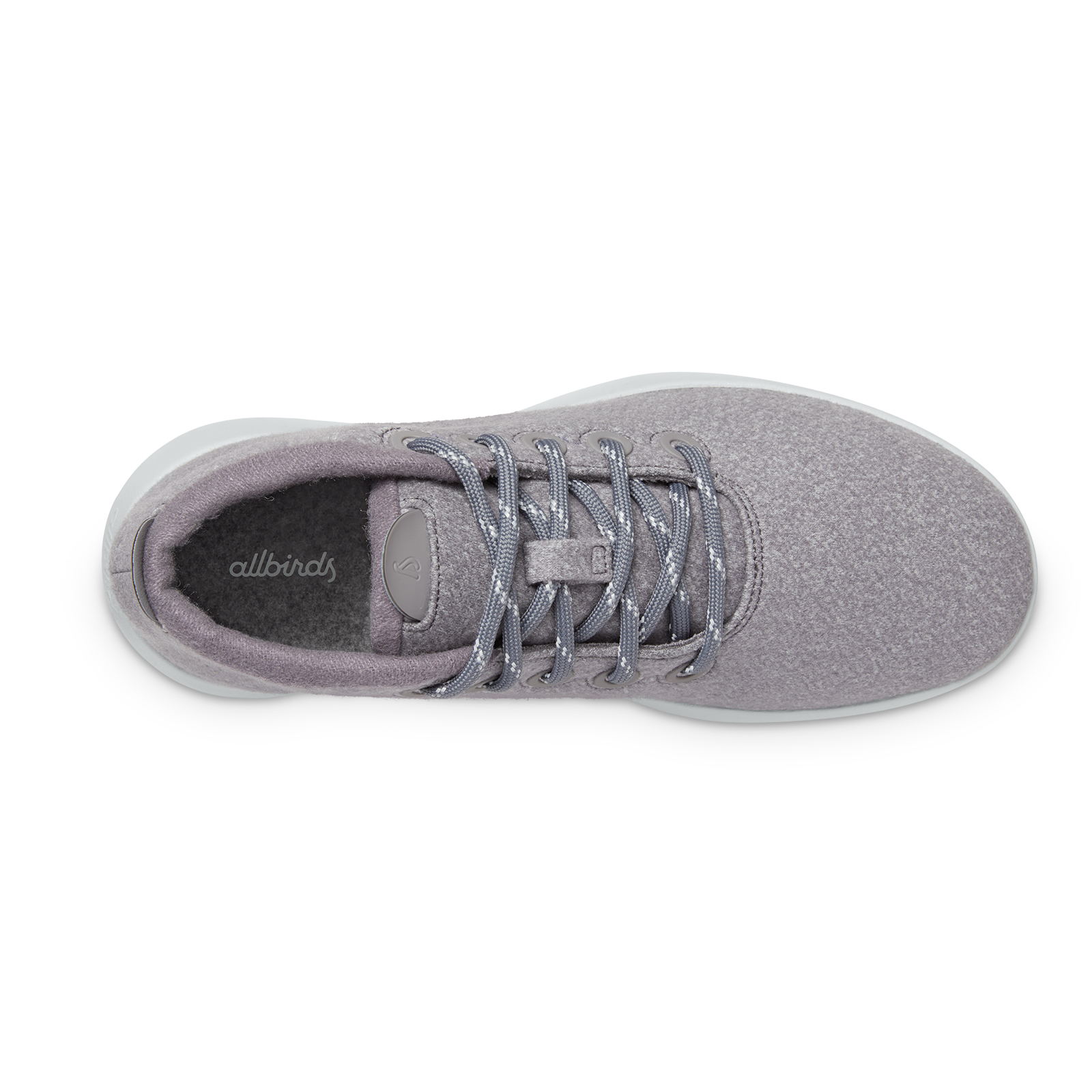 Women's Wool Runner-up Mizzles - Medium Grey (Light Grey Sole)