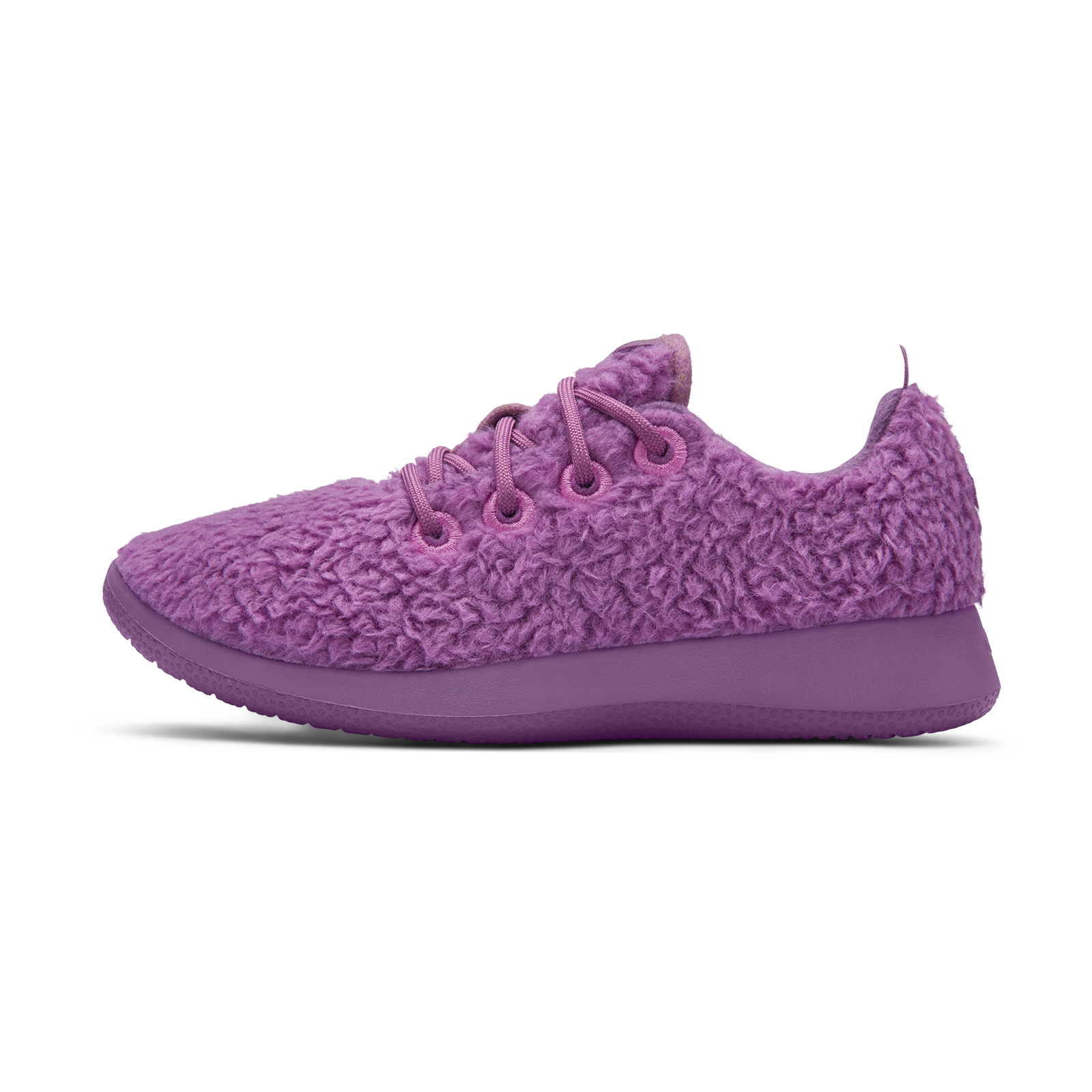 Smallbirds Wool Runners - Big Kids - Lux Purple Fluffs (Lux Purple Sole)