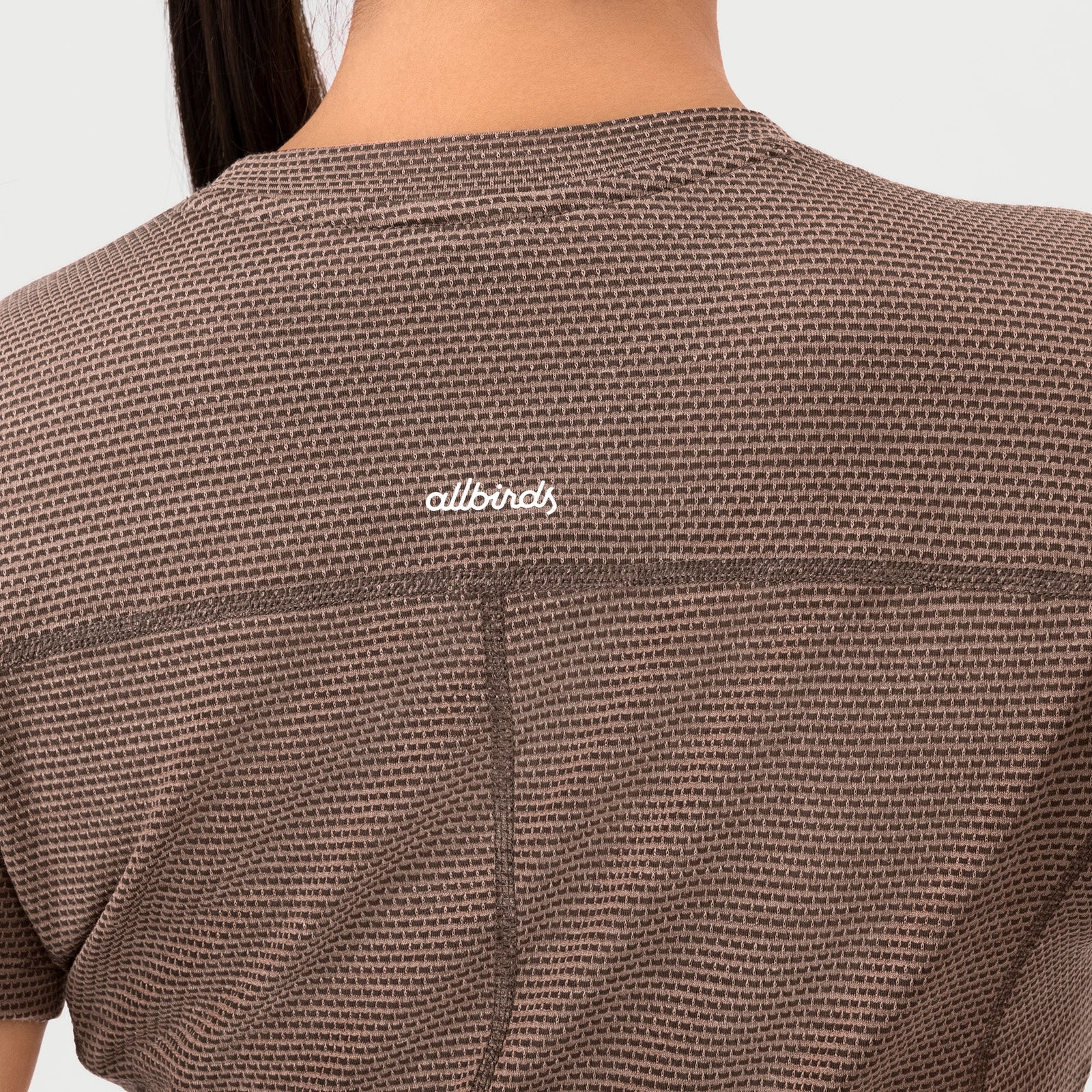 Women's Natural Run Tee - Hazy Cocoa