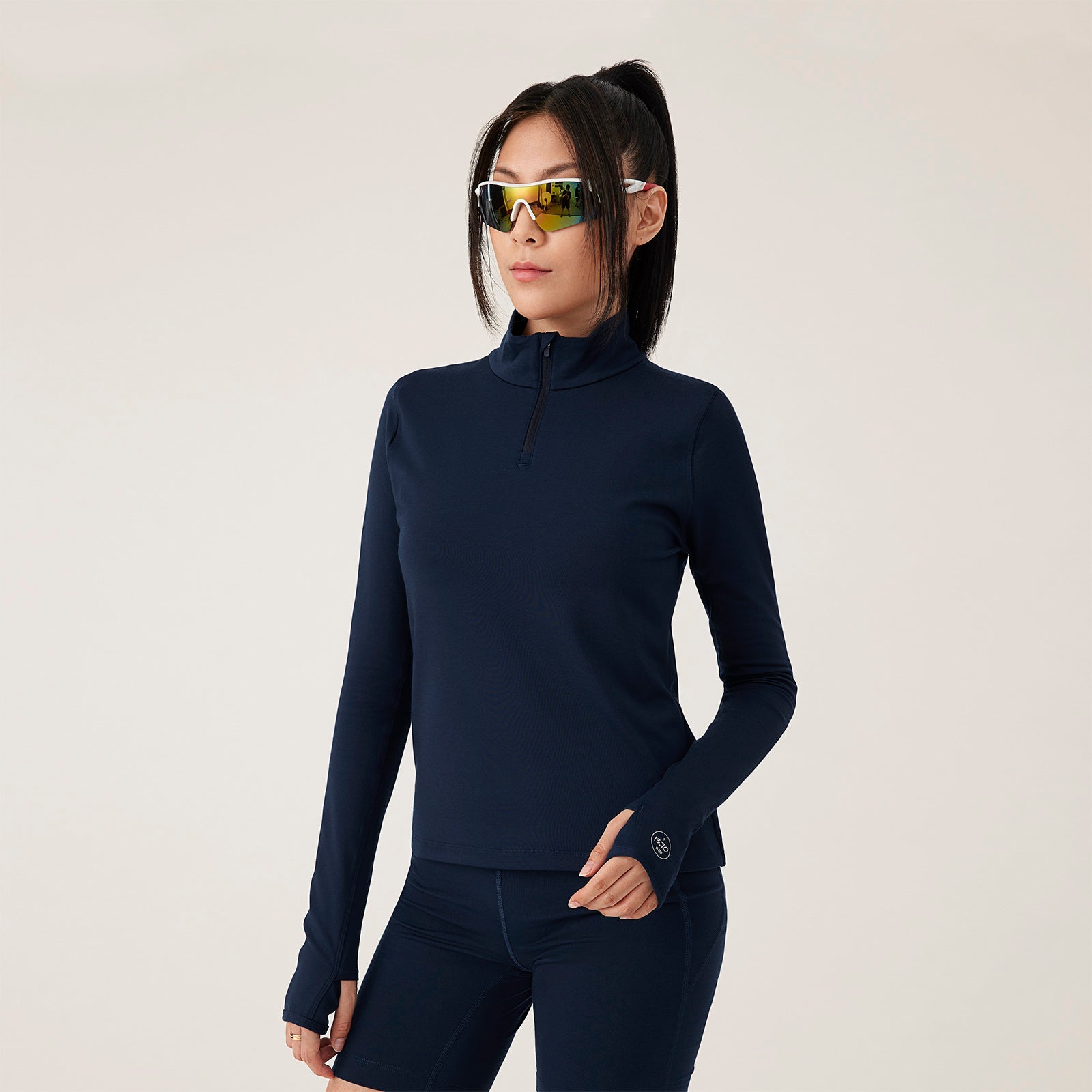 Women's Performance Quarter Zip - True Navy