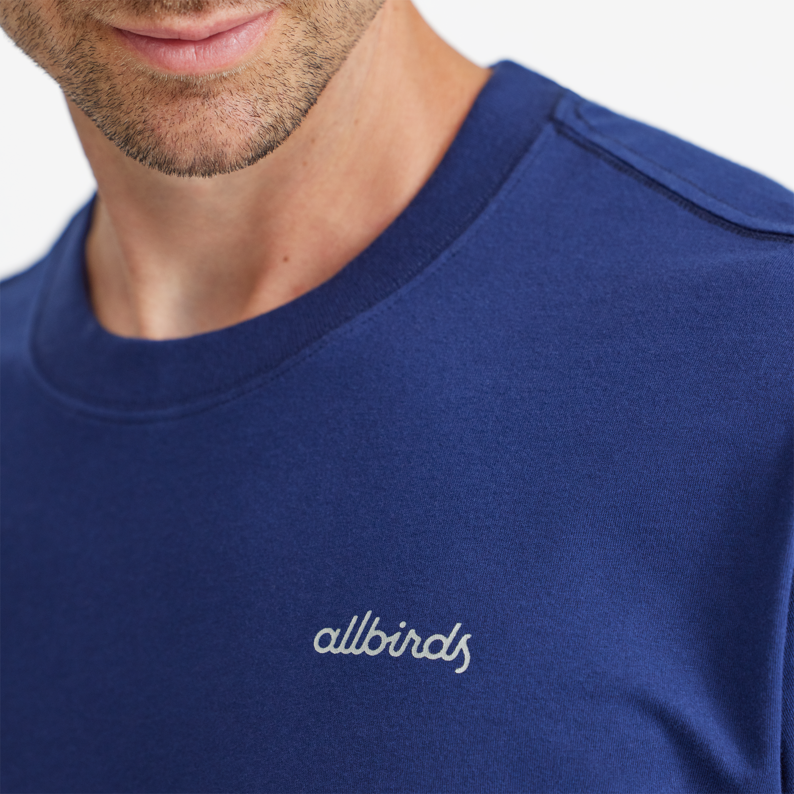 Men's Allgood Logo Tee - Deep Navy