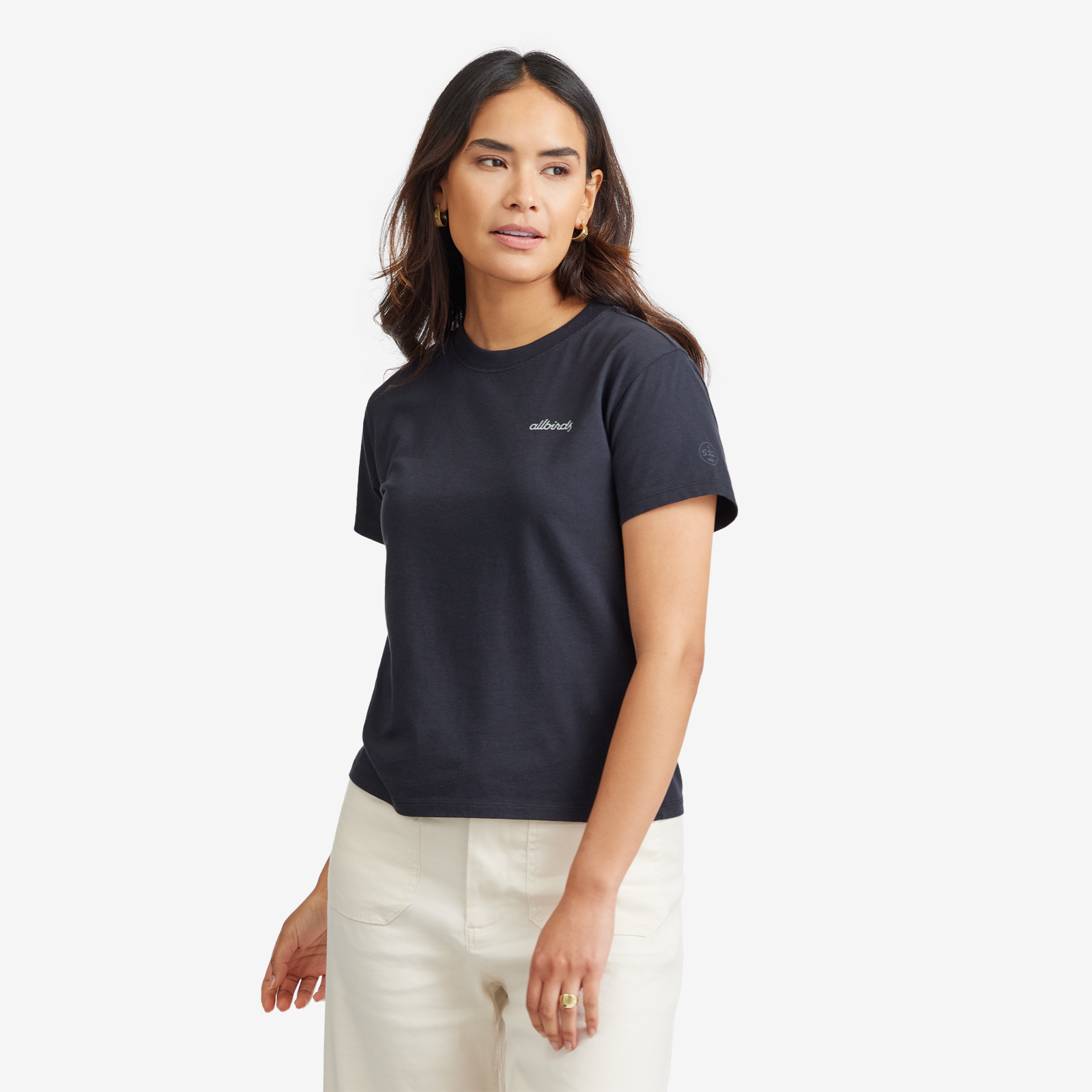 Women's Allgood Logo Tee - Natural Black