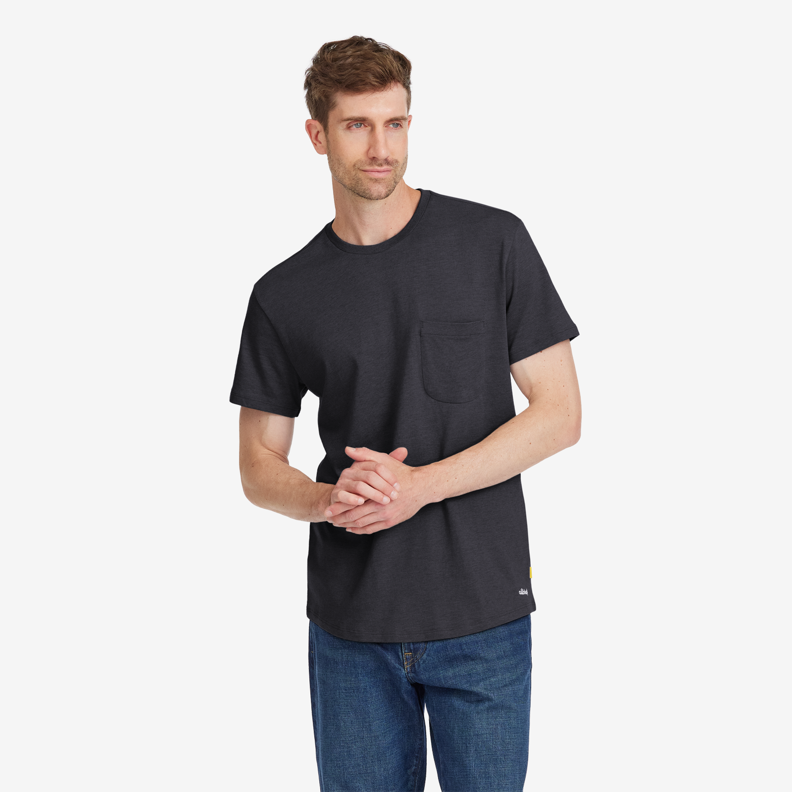 Men's Anytime Tee - Natural Black