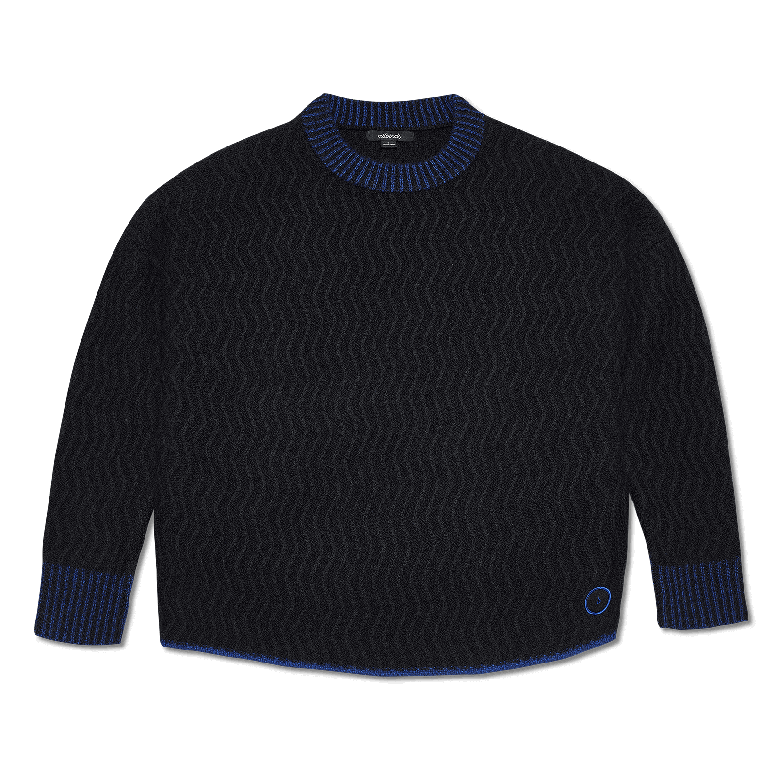 Women's Wool Jumper - Natural Black