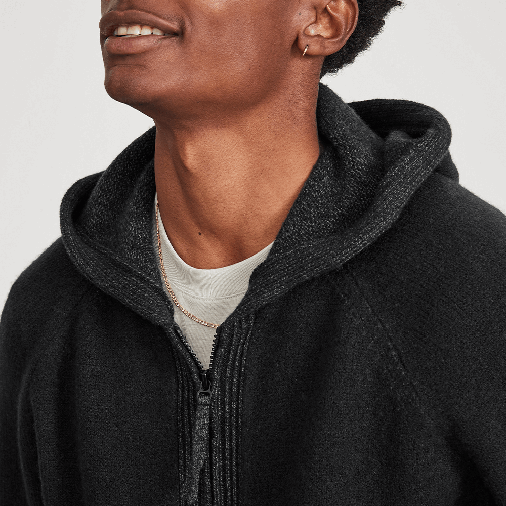 Men's Wool Hoodie - Ironbark