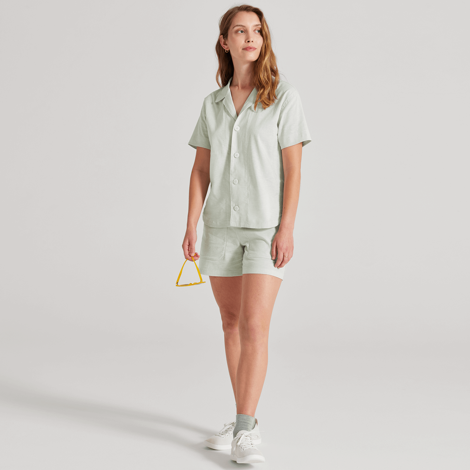 Women's Camp Shirt - Natural White