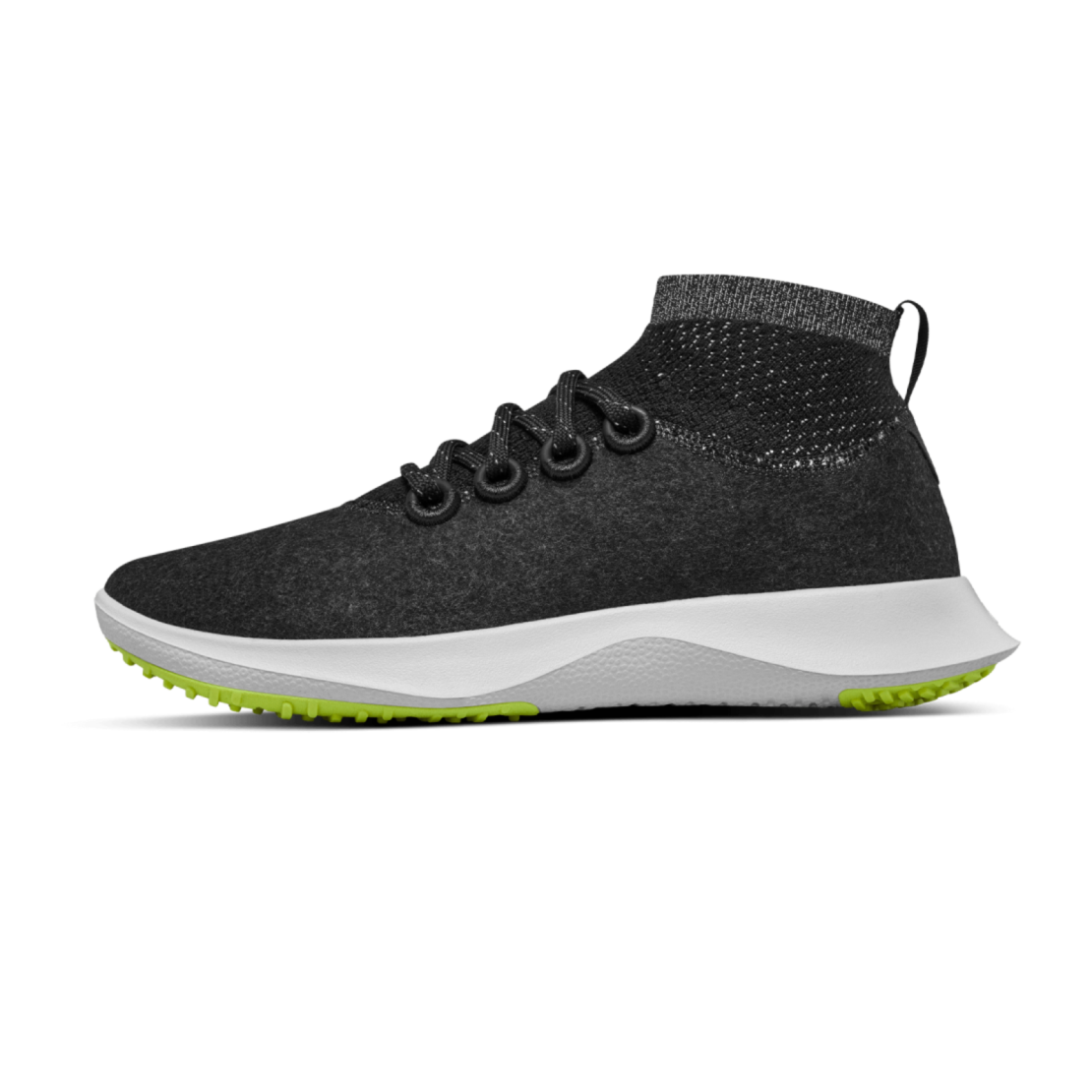 Women's Wool Dasher Mizzles - Mid - Natural Black (White Sole)